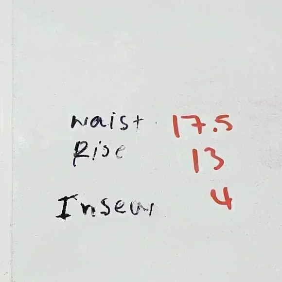 Loft High Rise Shorts Paper bag Cotton Striped Size L Women's 8701 - Picture 3 of 7